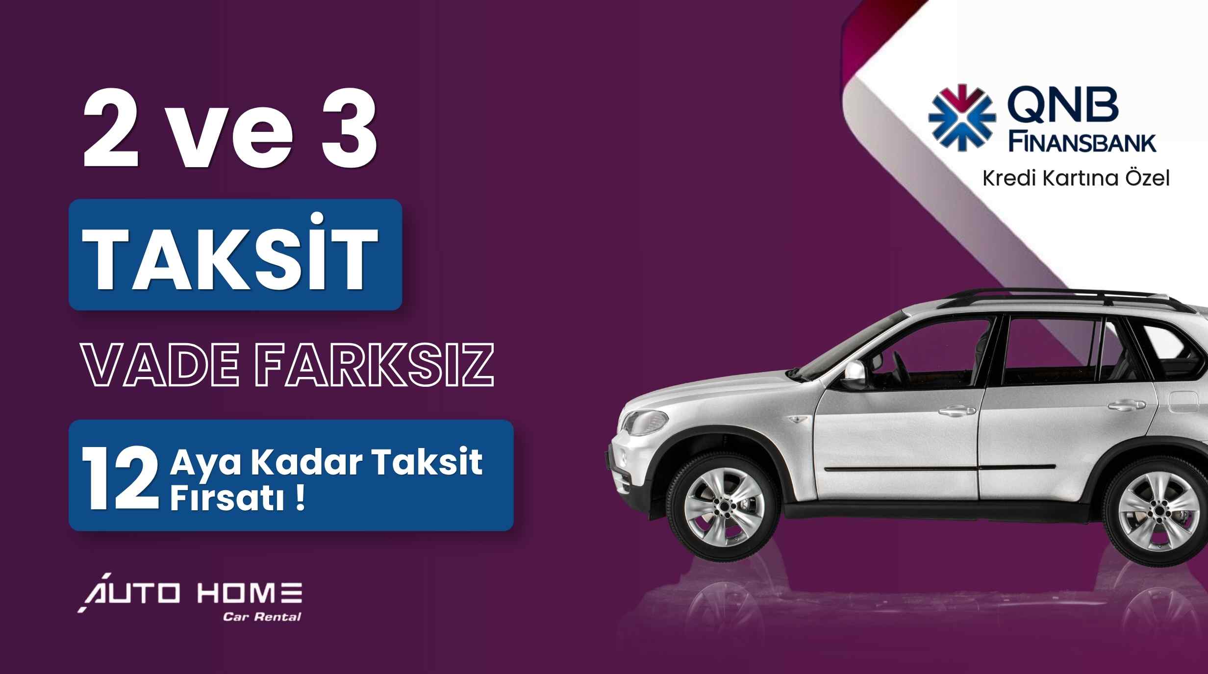 QNB Kredi Kartına Özel: 2 ve 3 Taksitte Vade Farksız, 12 Aya Varan Taksit İmkânı!