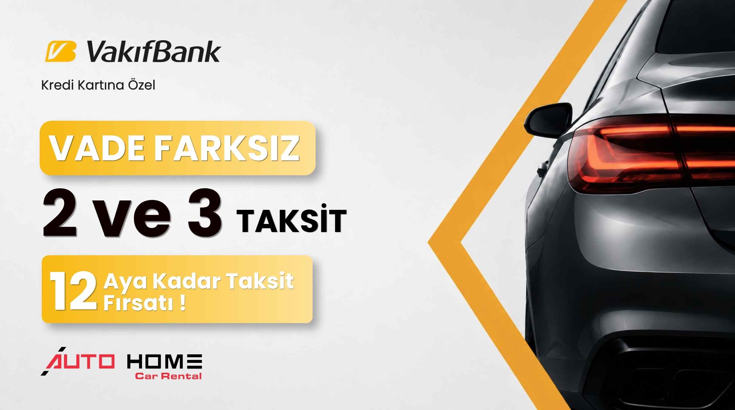 VakıfBank Kredi Kartına Özel: 2 ve 3 Taksitte Vade Farksız, 12 Aya Varan Taksit İmkânı!