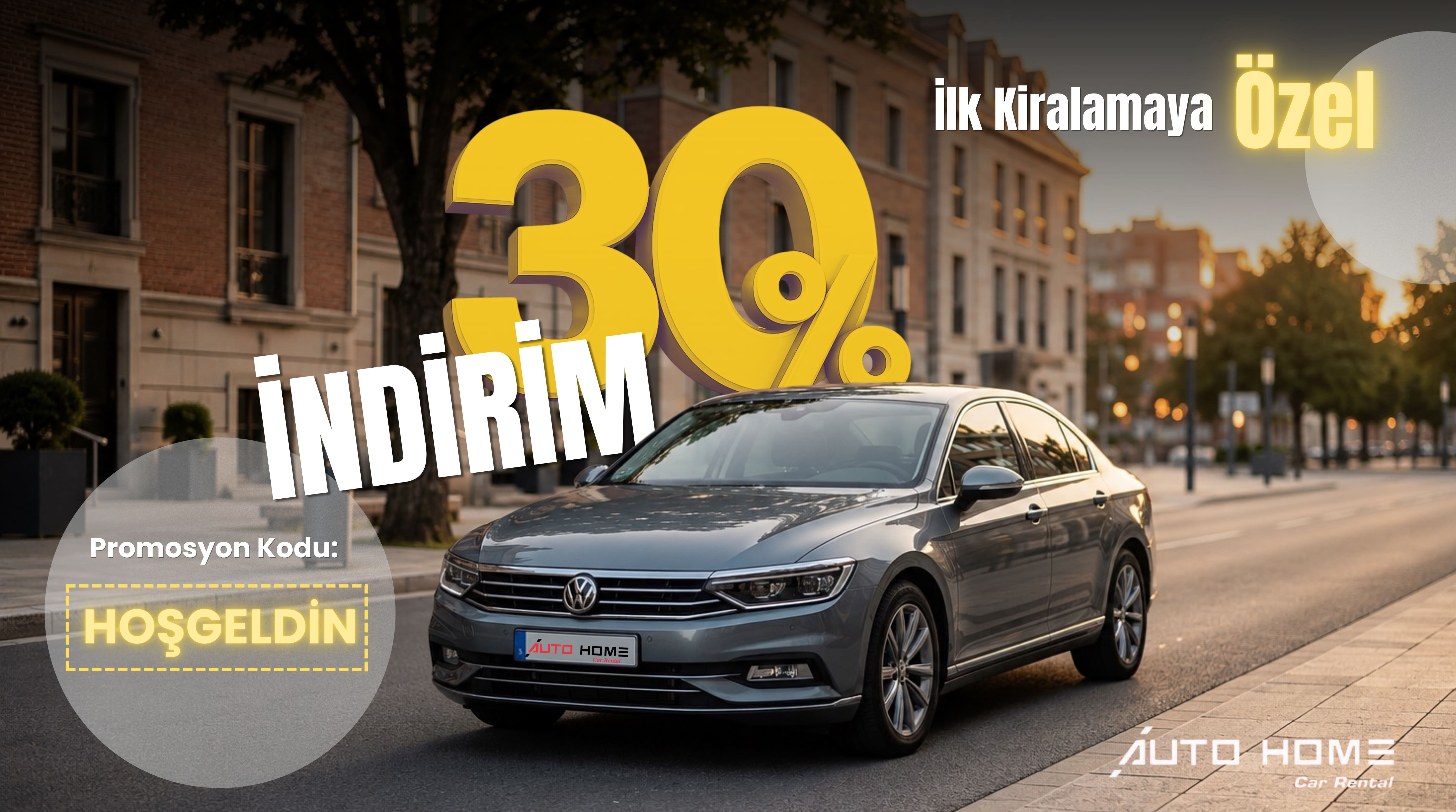 İlk Kiralamaya Özel Net %30 İndirim!